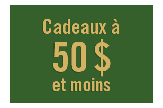 50 $ et moins