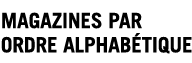PAR ORDRE ALPHABÉTIQUE